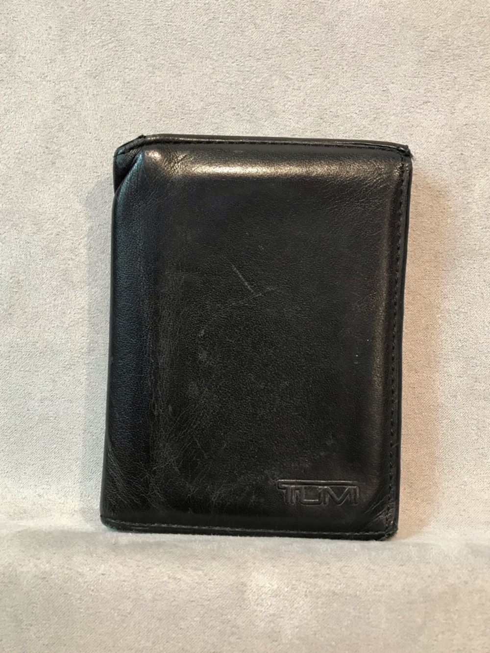 Tumi Black Leather Card Holder